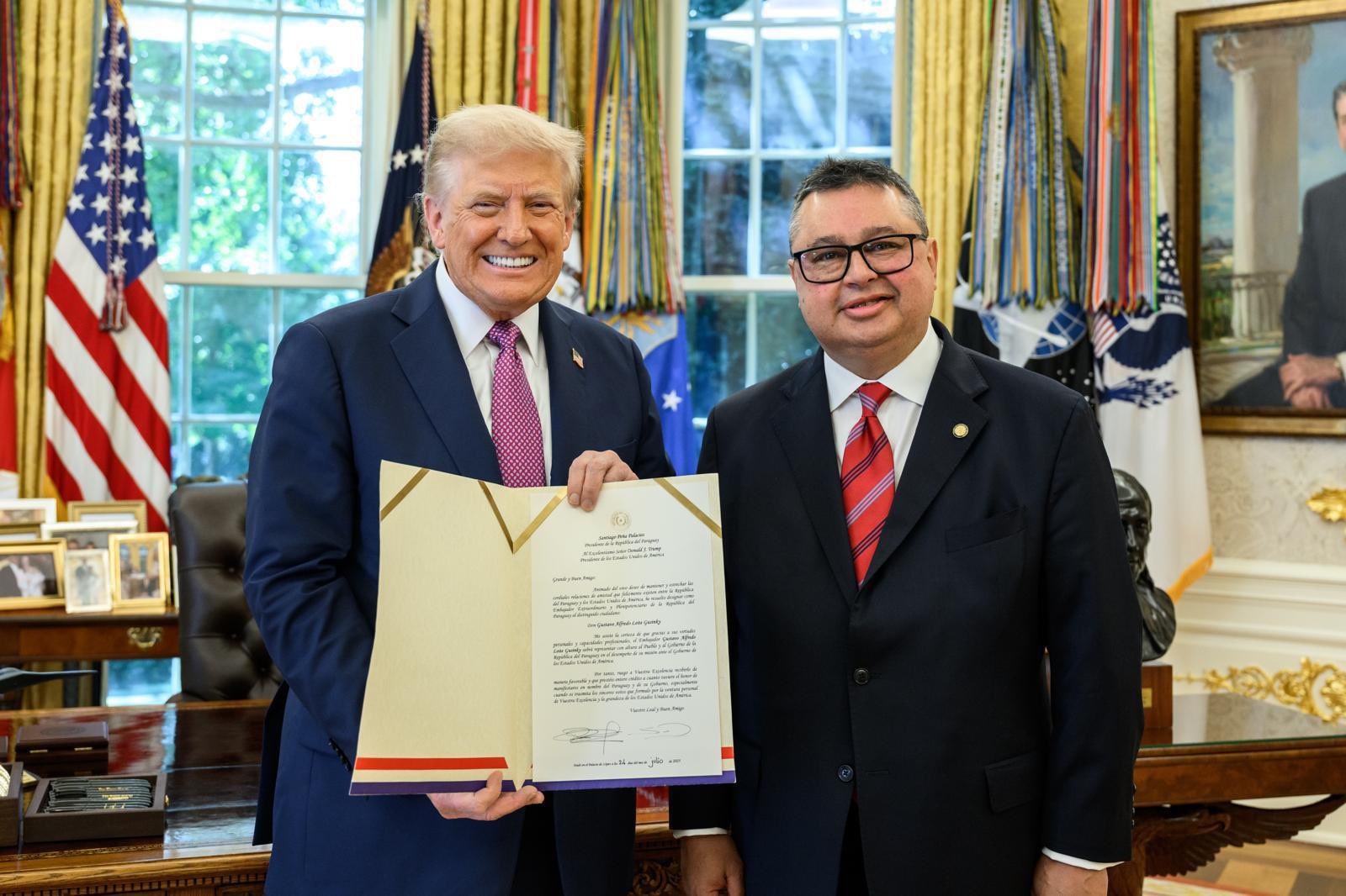 Paraguay expresa a EE.UU. su interés en profundizar una "alianza estratégica"