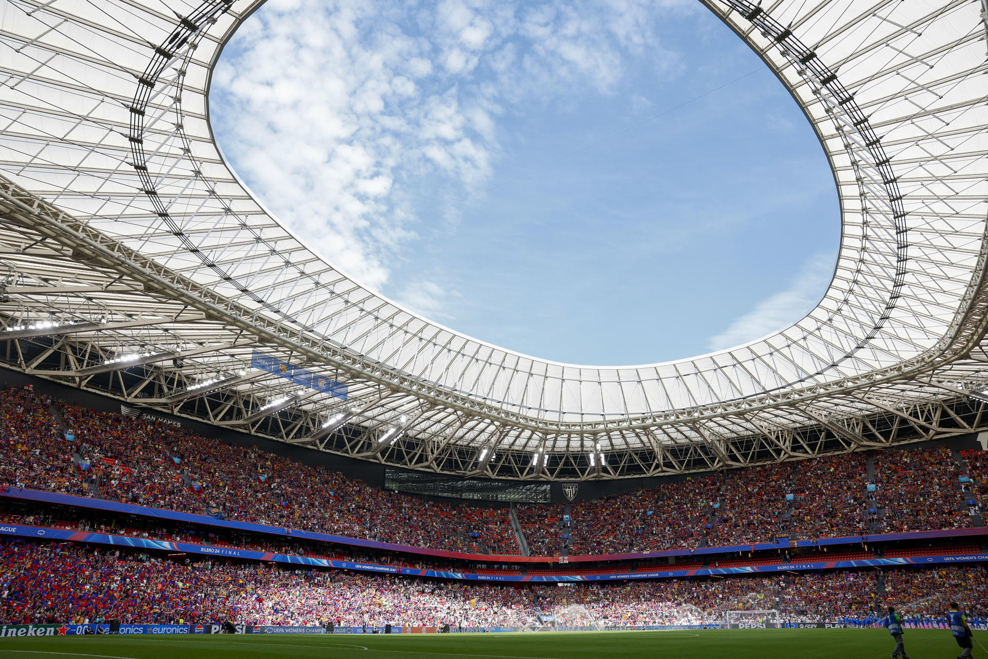 El estadio San Mamés incrementa su asistencia media un 5%