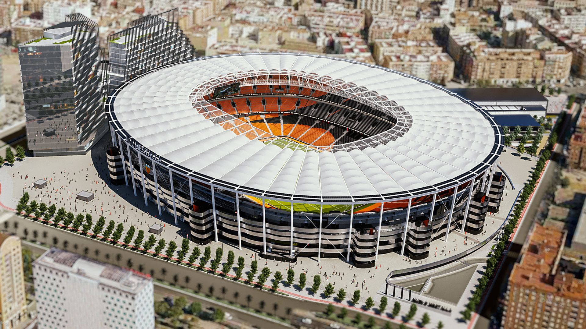 El Valencia CF logra financiar 322 millones de euros para terminar el Nou Mestalla